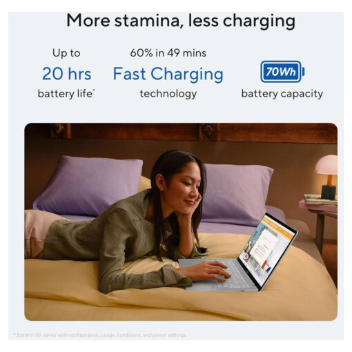 NEW 2025 Laptop ASUS Vivobook S16 Light-Wight Intel Core Ultra 7 Processor 255H Intel Arc Graphics AI Boost NPU up to 13TOPS 16GB DDR5 1TB M.2 16-inch FHD+ IPS 144Hz - Cool Silver - Image 7