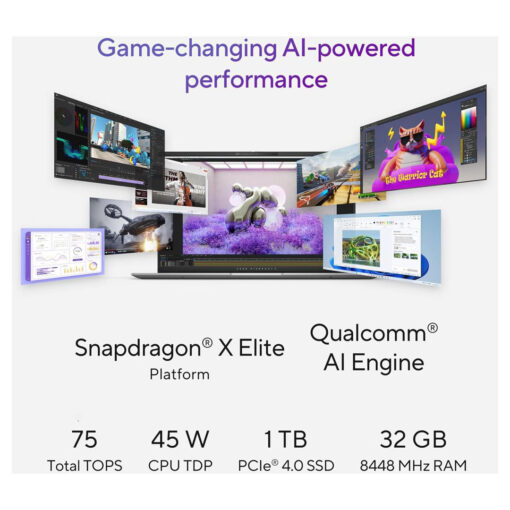 Laptop ASUS Vivobook S 15 OLED | Snapdragon X Elite X1E 78 100 Processor, Qualcomm AI Engine 32GB DDR5X , 15.6 inch 3K OLED 120Hz Very Long Rang Battery - Image 7