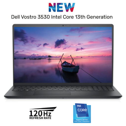 Laptop Dell Vostro 3530 Intel Core i5-1334U Up to 4.6GHz Processor 16GB DDR4 (Customized), 512GB SSD, 15.6 FHD 120Hz - 13th Generation / Black - Image 7