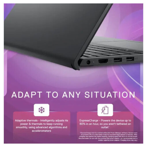 Laptop Dell Vostro 3530 Intel Core i5-1334U Up to 4.6GHz Processor 16GB DDR4 (Customized), 512GB SSD, 15.6 FHD 120Hz - 13th Generation / Black - Image 3