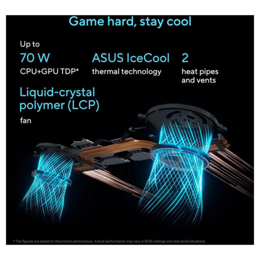 Gaming Laptop ASUS V16 Elevate Gaming Creativity Intel Core 7 Processor 240H Up to 5.2 GHz NVIDI GeForce RTX 4050 Laptop GPU 6GB 16.0-inch FHD+ 144Hz - Matte Black - Image 4
