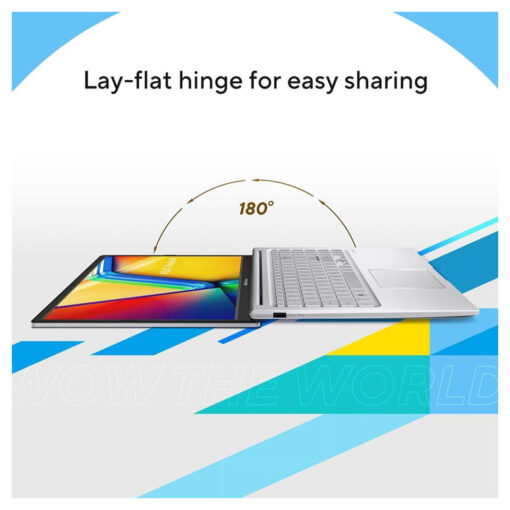 Laptop ASUS Vivobook 15 (X1504VA) |Intel Core i7-1355U Processor, 16GB DDR4 (Customized) , 512GB SSD | 13th Generation - Cool Silver - Image 6