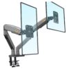 NB North Bayou F195A Dual Monitor Desk Mount Stand Full Motion Swivel Computer Monitor Arm Fits 2 Screens up to 32”