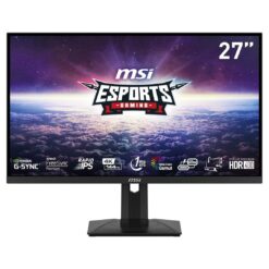 MSI MAG274UPF, 27″ 3840 x 2160 (UHD), 4K Rapid IPSGaming Monitor, 1 ms, 144Hz, FreeSync Premium, HDR400, G-Sync Compatible, HDMI, DisplayPort, Tilt, Swivel, Pivot and Height Adjustable