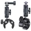 TELESIN Motorcycle Handlebar Clamp Mount for GoPro/Insta360
