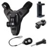 Helmet Motorcycle Accessory Kit 5-in-1 for GoPro Mobile Ultimate Mount Set