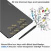 XPPen Updated Deco 01 V3 Drawing Tablet-16384 Levels of Pressure Battery-Free Stylus 10x6 Inch OSU Graphic Tablet 8 Hotkeys for Digital Art