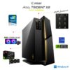MSI MEG Trident X2 Gaming Desktop Intel Core i9 14900KF Processor 24-Cores NVIDIA GeForce RTX 4080 SUPER Ventus 16GB GDDR6X 3X With HMI Touch Dashboard