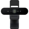 Logitech Brio 4K Webcam Ultra 4K Video Calling Noise-Canceling mic HD Auto Light Correction Wide Field of View