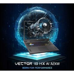 Alternative view of New Laptop MSI Vector 18 HX A2XWJG Intel Core Ultra 9 275HX 24 Core NVIDIA RTX 5090 24GB GDDR7 64 GB DDR5 2TB SSD 18 QHD 2560 x 1600 240Hz IPS Windows 11 Home Intel Killer BE Wi-Fi 7 Bluetooth 54 - Cosmos Gray