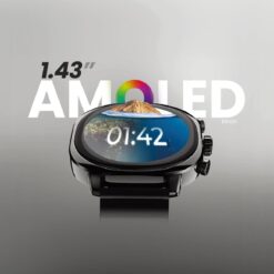 Alternative view of HiFuture AIX 143 Amoled Gorilla Glass Stainless Steel Sports Mode Automatic Detection Ai - Artificial Intelligence Health Monitoring Dark Titanium - 18 Month Warranty