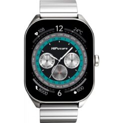 Alternative view of HiFuture FutureFit Slim APEX 204 AMOLED Display Up to 7 Days Daily Use Health Meter IP68 Waterproof Smartwatch Metallic Frame Back - 18 Month Warranty