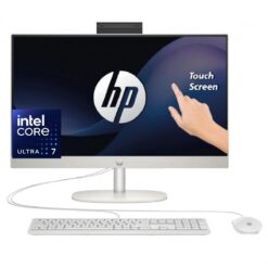 HP All-in-One AIO 24-cr1003ne PC Intel Core Ultra 7 155U 12 Cores Up to 48GHz 16 GB DDR5 24 FHD Touchscreen IPS 99 sRGB Display – White HP All-in-One AIO 24-cr1003ne PC Intel Core Ultra 7 155U 12 Cores Up to 48GHz 16 GB DDR5 24 FHD Touchscreen IPS 99 sRGB Display - White