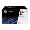 HP 05A Black Original Toner Cartridge CE505D 2 Pack