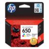 HP 650 Tri-color Original Ink Cartridge Advantage CZ102AE