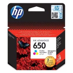 HP 650 Tri-color Original Ink Cartridge Advantage CZ102AE