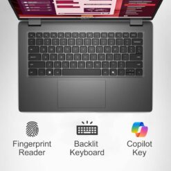 Alternative view of Dell Latitude 3450 Business Laptop 140 IPS FHD Display Intel i7-1355U 16GB DDR5 Customized 512GB SSD Intel Iris Xe Backlit KB WiFi 6E Webcam Bluetooth 53 - Gray