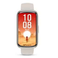 Hifuture EVO2 147 Inch IPS Display 7 Days Daily Use 100 Sport Mode Heart Rate Monitoring IP68 Waterproof White - 18 Month Warranty