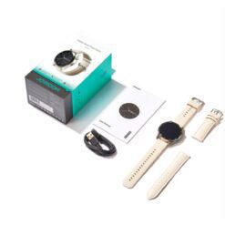 Alternative view of Joyroom JR-FC2 Classic Series Smart Watch Make Answer Call Black with Extra leather Black band IOS Andriod - 1Year Warranty