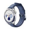 Joyroom JR-FC3 Classic Series Smart Watch Make Answer Call Black with Extra Dark Blue Leather Band IP68 IOS Andriod - 1Year Warranty