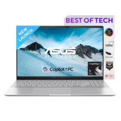 New Laptop ASUS Vivobook S 15 OLED | Snapdragon® X Plus X1P 42 100 Processor , Qualcomm® AI Engine 16GB DDR5X , 15.6 inch 3K OLED 120Hz Very Long Rang Battery