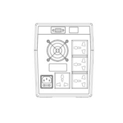 Alternative view of LINKCOMN OFFLINE UPS Smart Backup 2000VA 1200W Backup Interactive LCU2000