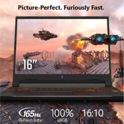 Alternative view of Laptop Acer Nitro V 16 ANV16-71 14TH GEN Intel Core i7-14650HX 520 GHz NVIDIA GeForce RTX 4060 8GB 16GB DDR5 16 IPS ComfyView FHD 165Hz Display