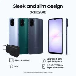 Samsung Galaxy A07 4 GB RAM 128 GB Storage with Original Charger Adapter