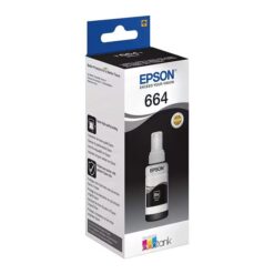 Epson T6641 Black Original Ink Bottle Cartridge C13T664140 70ml