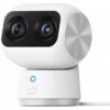 eufy Security Indoor Cam S350 Dual Cameras 4K UHD Security Camera with 8 Zoom 360 Camera Baby Monitor Pet Camera Human Pet Detection AI Tracking 24G 5G Wi-Fi Plug in - 18 Month Warranty