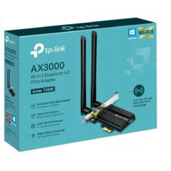 TP LINK AX3000 Wi-Fi 6 Bluetooth 50 PCIe Adapter Archer TX50E with Heat Sink