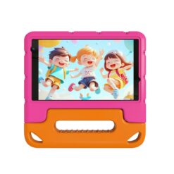 VIKUSHA Tablet V-N7 8 HD 1280800 IPS 4G 4G RAM 64GB ROM 4000mAh 4-6 Hours Battery Life Android 13 with Stand Cover Charger Headphone - Blue