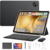 Blackview Zeno 10 5G AI Tablet 11 FHD 90Hz Display Unisoc T820 Octa-Core 816 RAM 256GB Storage 16MP AI Camera 8800mAh Battery Dual SIM 5G Android 14 with Keyboard Mouse Stylus Pen Headphones Screen Protector Ice Blue