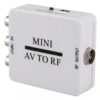 Mini AV to RF Converter Adapter