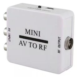 Mini AV to RF Converter Adapter