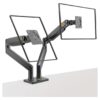 NB North Bayou G32 Dual Monitor Arm Ultra Wide Full Motion Swivel Monitor Mount with Gas Spring for 22-32 Monitors