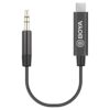 BOYA 35mm TRS to Type-C Audio Adapter Cable 78in BY-K2