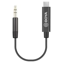 BOYA 35mm TRS to Type-C Audio Adapter Cable 78in BY-K2
