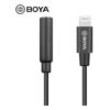 BOYA 35mm TRRS Female to Lightning Audio Adapter BY-K3