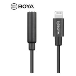 BOYA 35mm TRRS Female to Lightning Audio Adapter BY-K3