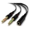 AUX 2 Female to 1 Male Audio Cable 20CM