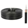 Coaxial RG58 Cable Black 100M without Power Cable