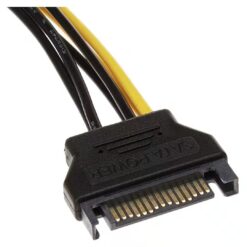 Alternative view of 8-Pin PCIe to SATA 15-Pin Power Cable