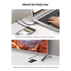 Alternative view of UGREEN USB-C to 25-Inch SATA Converter CM321