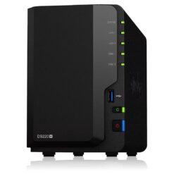 Synology DiskStation DS220 Streamlined 2-Bay NAS for Data Management