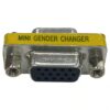 Mini 15F Male to Female Gender Changer Adapter