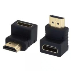 HDMI L-Shape Male to Female Connector Adapter