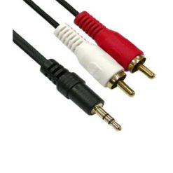 HAING 35mm Male to 2 RCA Audio Cable 15M HI-0150-ARC