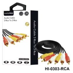 HAING 3 RCA Male to 3 RCA Male Audio Cable 3M HI-0303-RCA