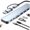 HAING 11-in-1 USB-C Multiport Adapter with HDMI LAN PD HI-3023-TMA